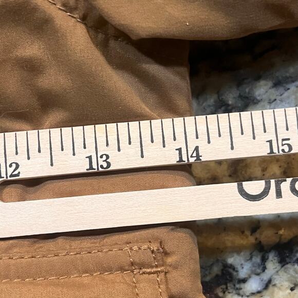 Carters Boy 2T Medium Weight Parka Brown Pocket Hooded fur Jacket Winter Cozy - Picture 7 of 7